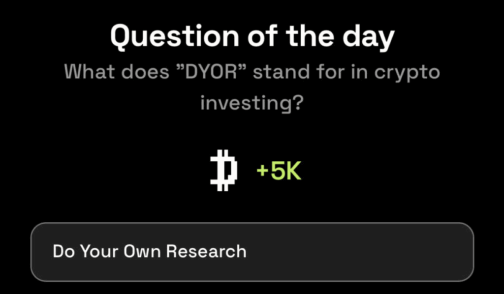 Dropee Question of the Day 3 June 2025